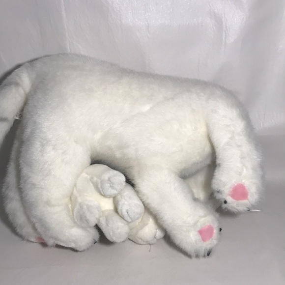 Large White Tiger Plush and Cub Vintage Mirage Stuffed Animal Siegfried & Roy - Picture 9 of 11